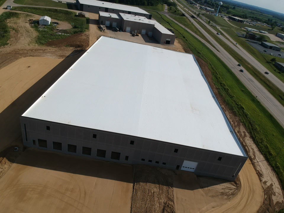 Commercial warehouse slab