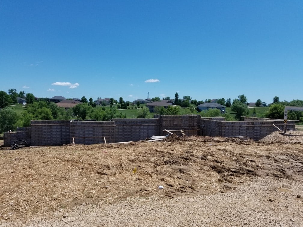 Residential foundation forms