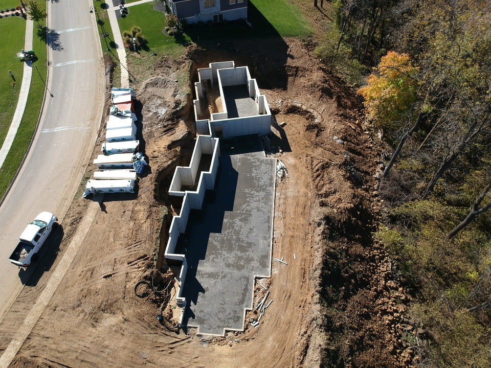 Residential basement walls