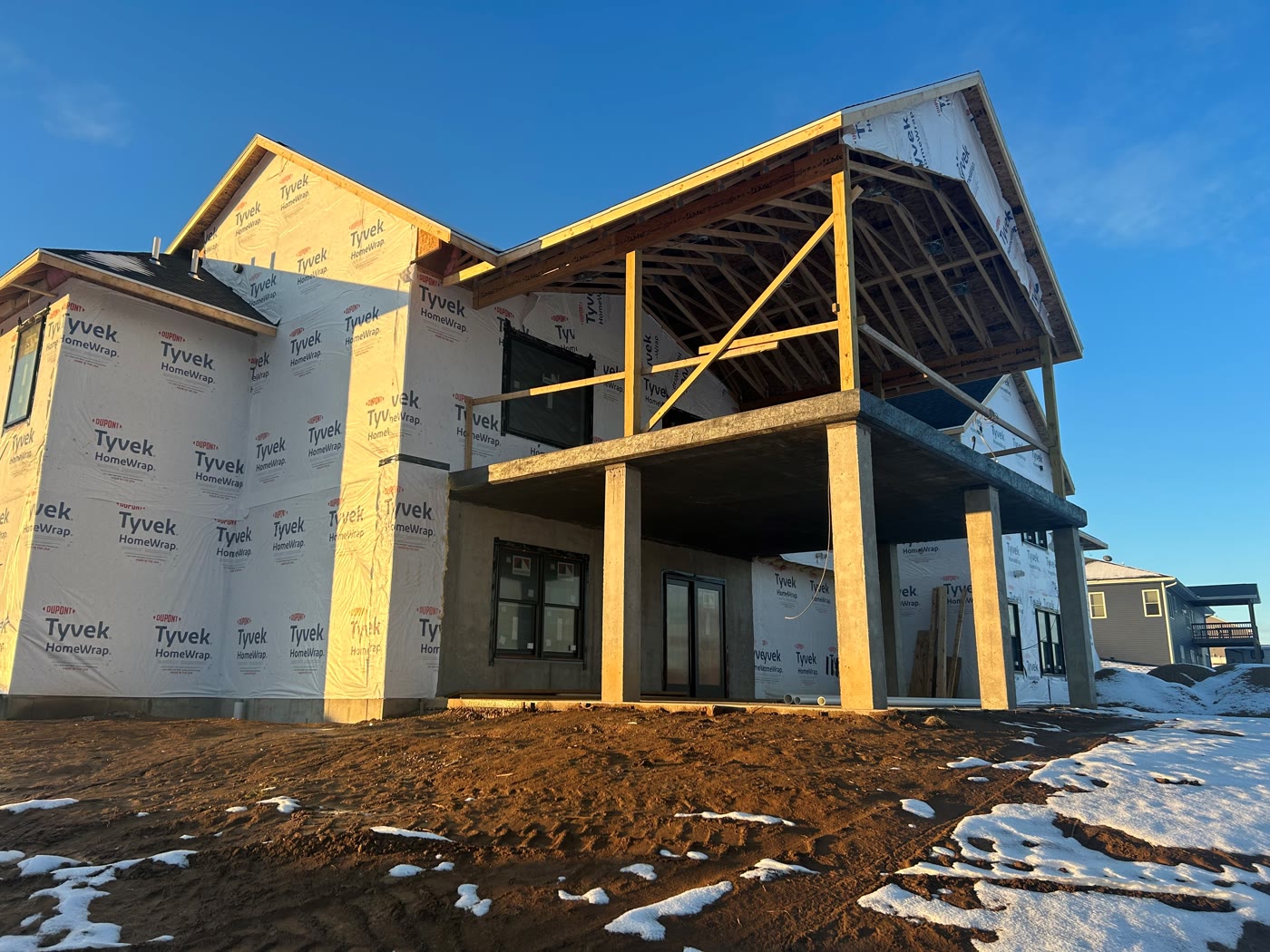 Residential flatwork concrete